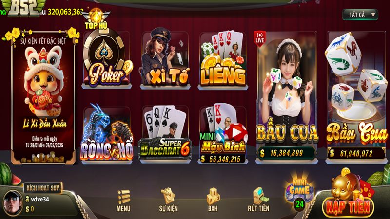 Theo mẹo chơi game tại B52 Club bạn cần chọn game phù hợp